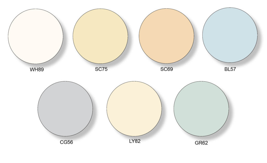 Silicone Colour Chart